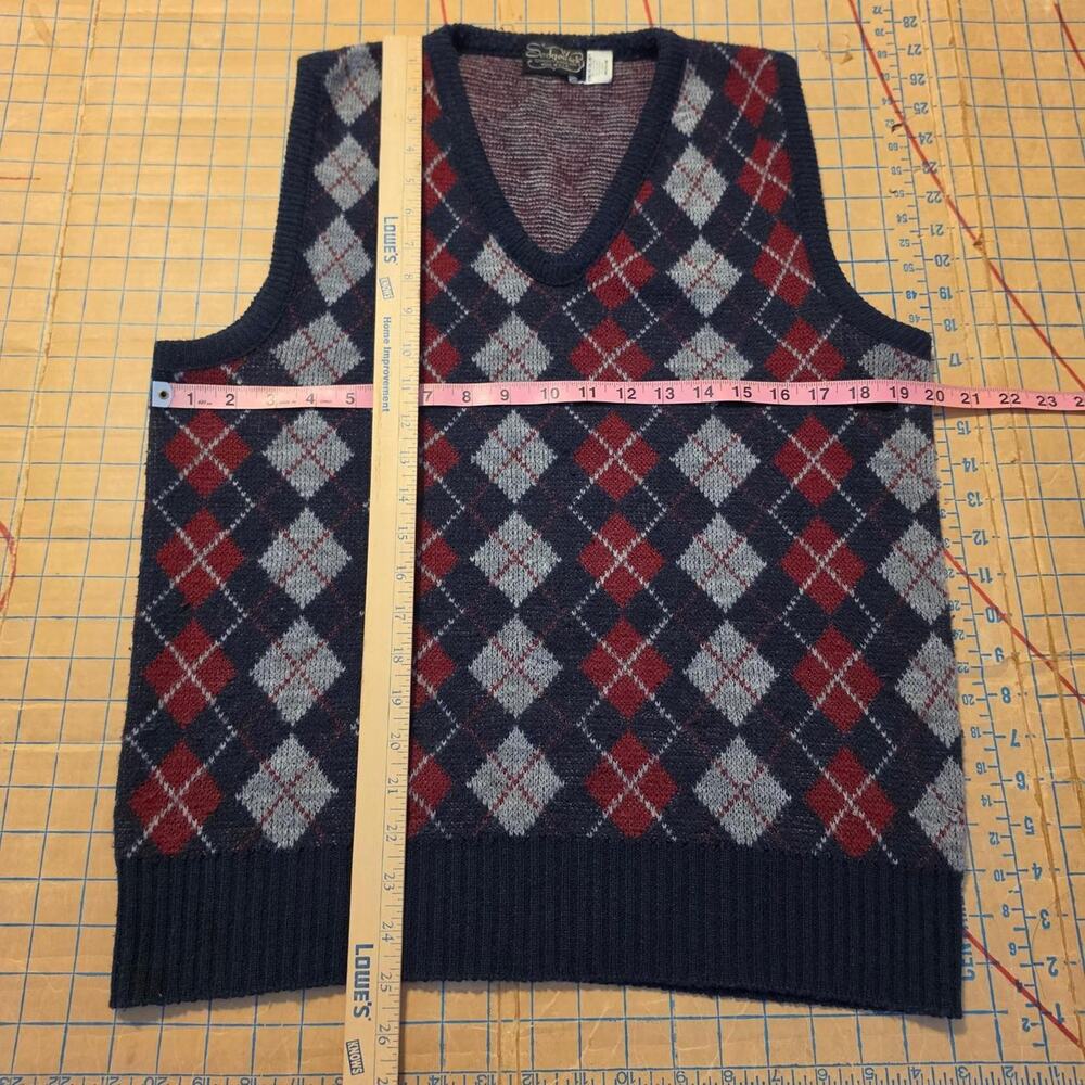 Vintage sedgewick argyle sweater vest